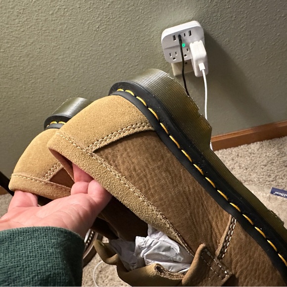 Dr Martens Adrian tasseled nubuck two tone loafers - Picture 7 of 8